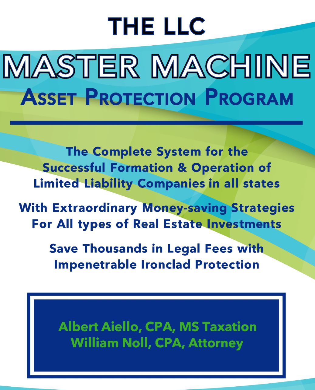 Al Aiello - LLC Master Machine Asset Protection System 2