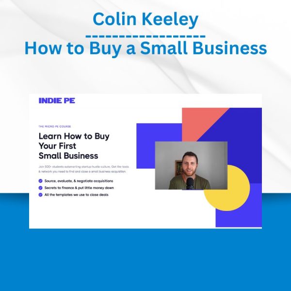 Colin Keeley - How to Buy a Small Business