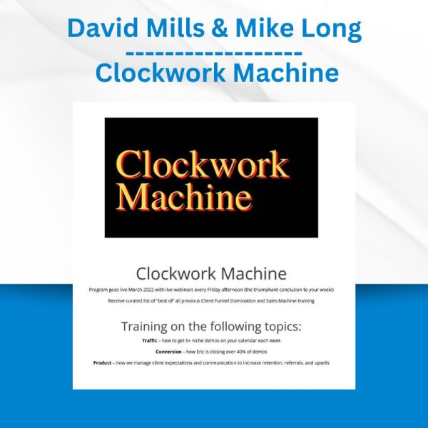 David Mills & Mike Long - Clockwork Machine