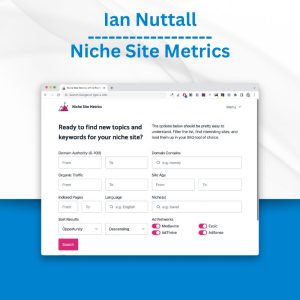 Ian Nuttall - Niche Site Metrics