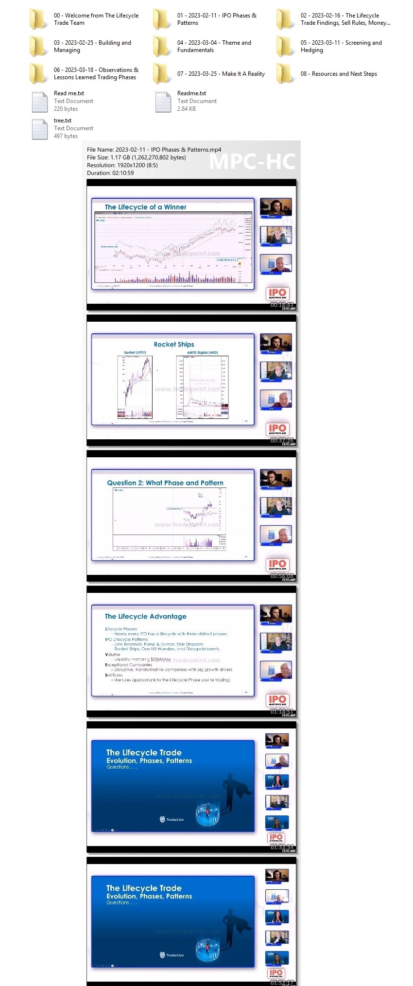 TraderLion - IPO Masterclass Proof of Product