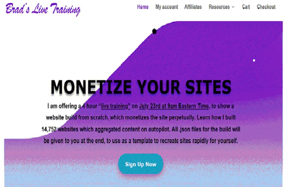 Bradley Batdorf – Monetize Your Site Live Training 2