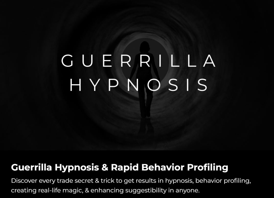 Chase Hughes - Guerrilla Hypnosis and Rapid Behavior Profiling Reviews 2