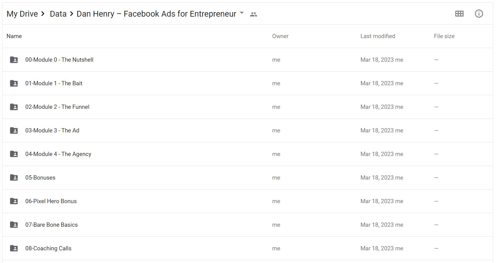 Dan Henry - Facebook Ads for Entrepreneur Proof of Product 2