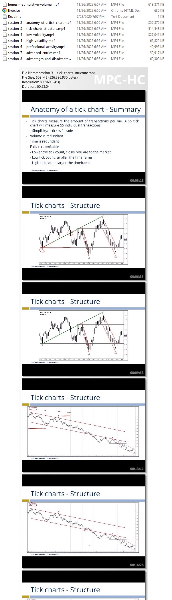 Feibel Trading – Tick Chart Mastery Proof of Product