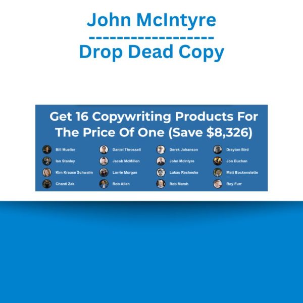 John McIntyre – Drop Dead Copy