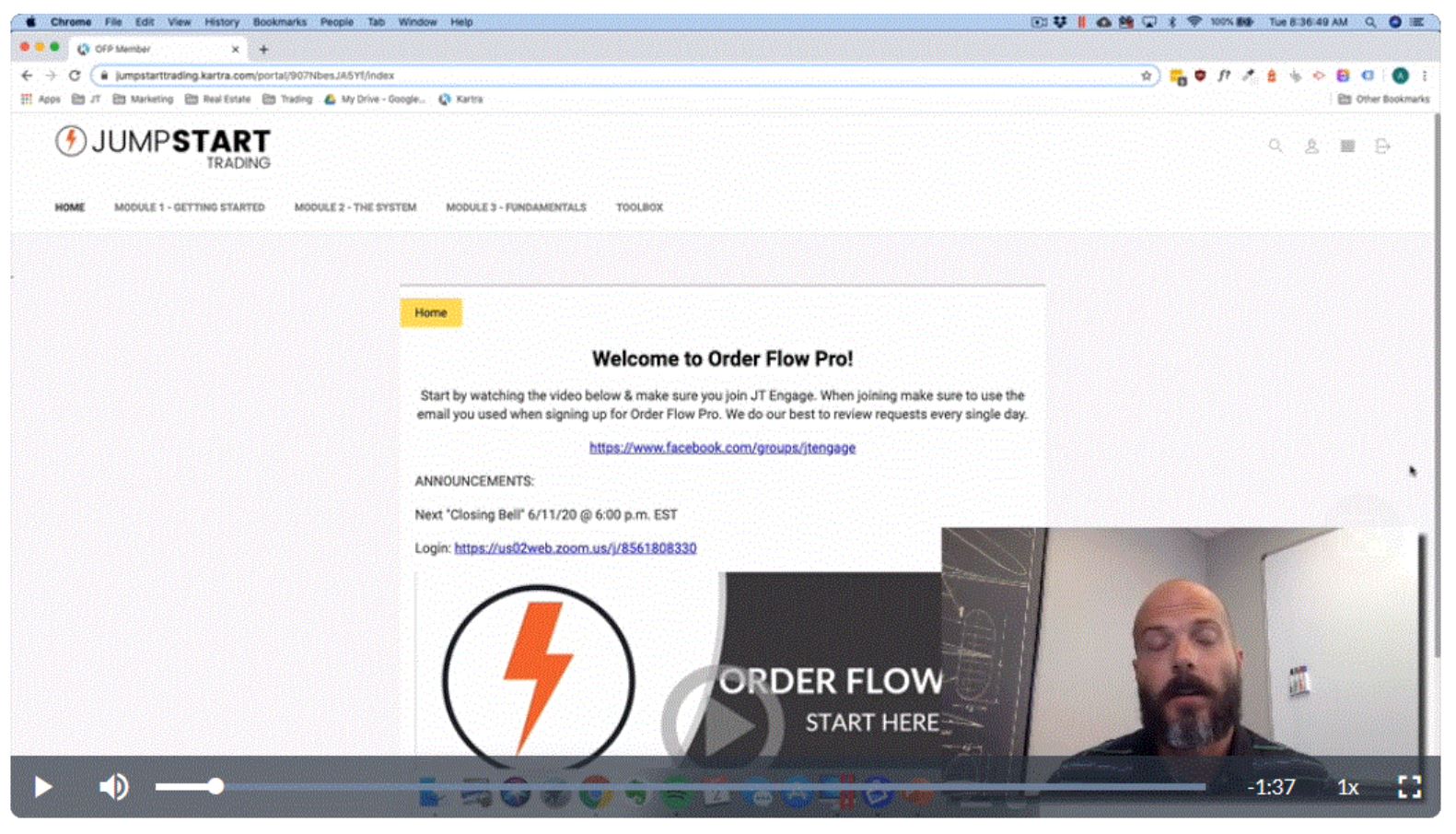 Jump Start Trading – Order Flow PRO Proof of Product