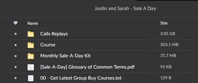 Justin and Sarah – Sale A Day Proof of Product