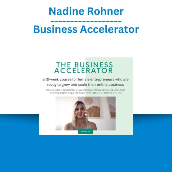 Nadine Rohner – Business Accelerator