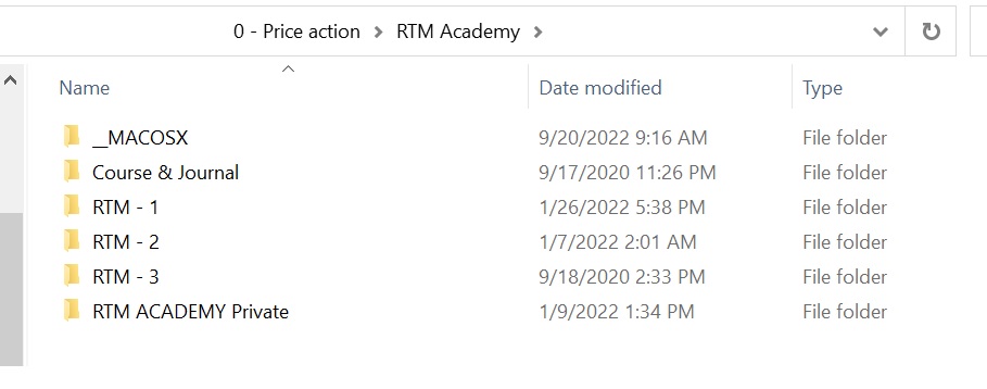 RTM Academy - Forex Course (by Ifmyante) Proof of Product 1