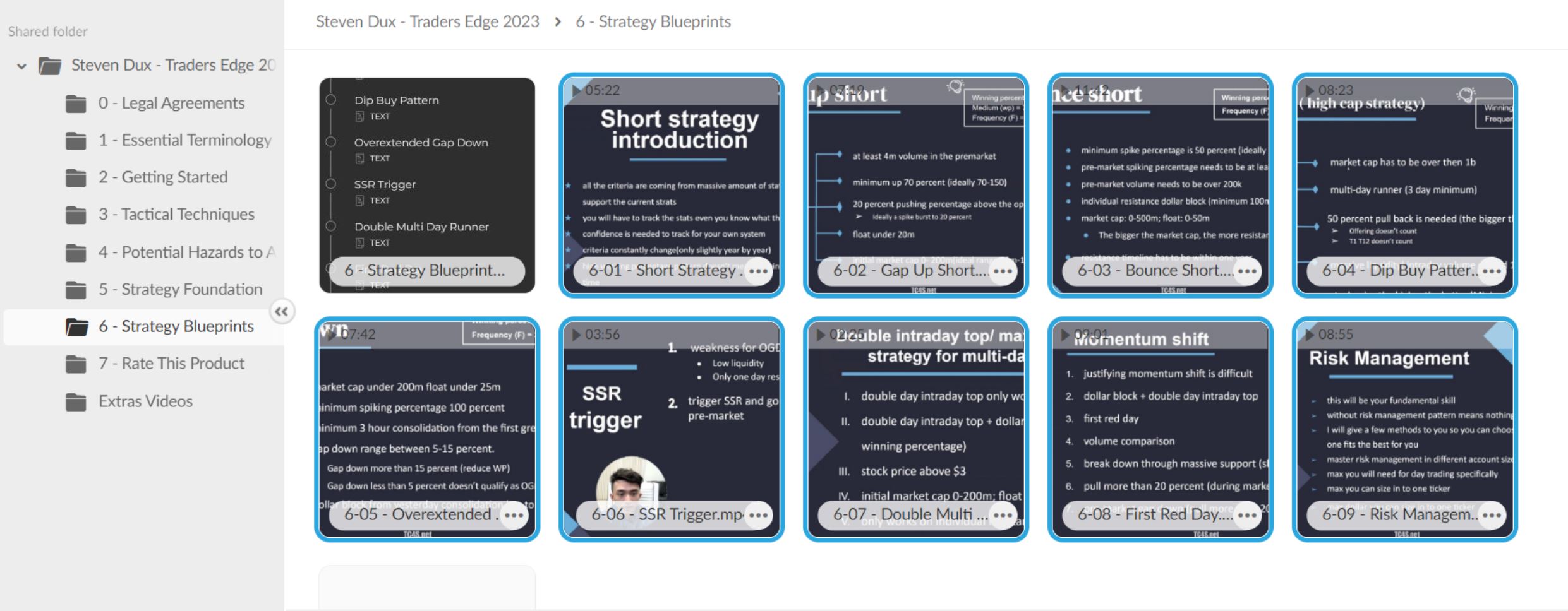 Steven Dux - Strategies That Made 8 Figures - Traders Edge 2023 Proof of Product 3