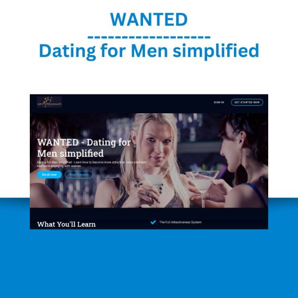 WANTED – Dating for Men simplified