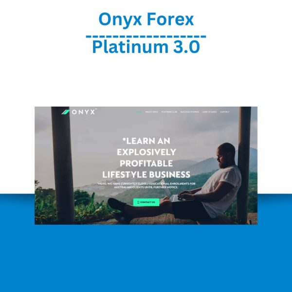 Onyx Forex Platinum 3.0