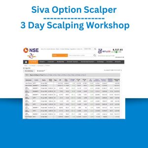 Siva Option Scalper – 3 Day Scalping Workshop