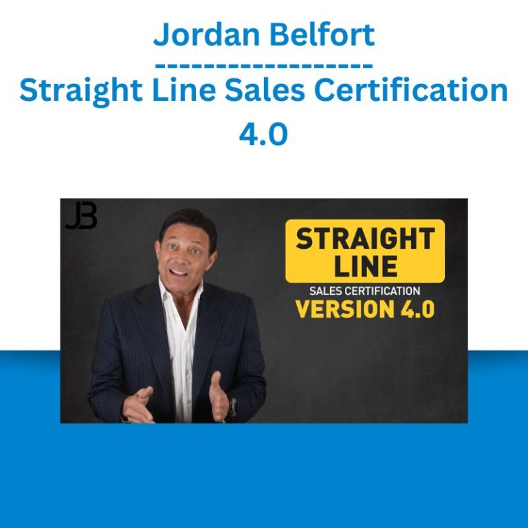 Jordan Belfort Straight Line Sales Certification 4 0 Jordan Belfort Straight Line Sales Certification 4 0