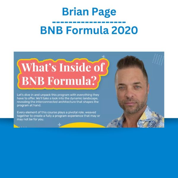 Brian Page - BNB Formula 2020