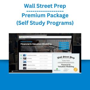 Wall Street Prep - Premium Package (Self Study Programs)
