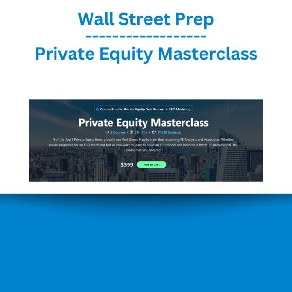 Wall Street Prep - Private Equity Masterclass