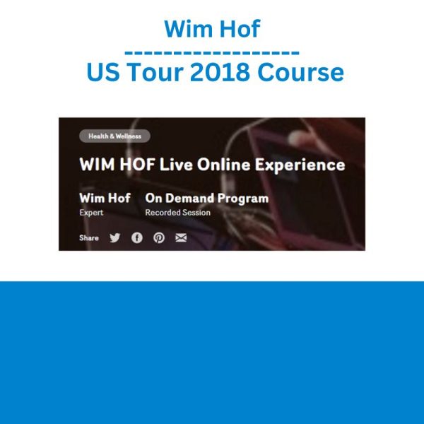 Wim Hof US Tour 2018 Course