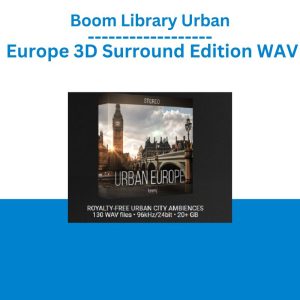 Boom Library Urban Europe 3D Surround Edition WAV