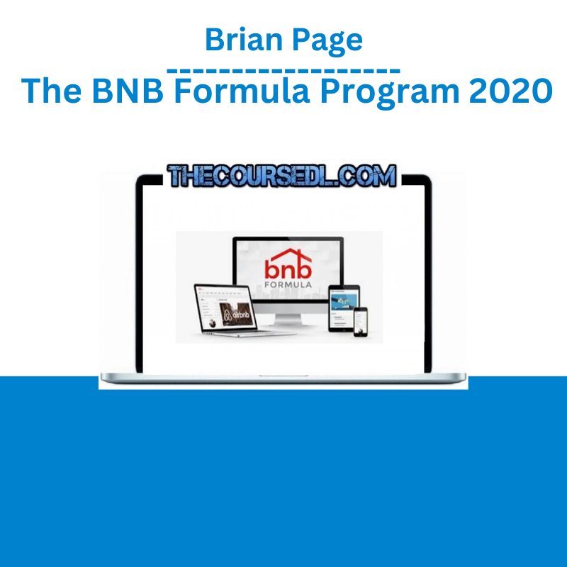 Brian Page – The BNB Formula Program 2020