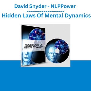 David Snyder - NLPPower – Hidden Laws Of Mental DynamicsDavid Snyder - NLPPower – Hidden Laws Of Mental Dynamics