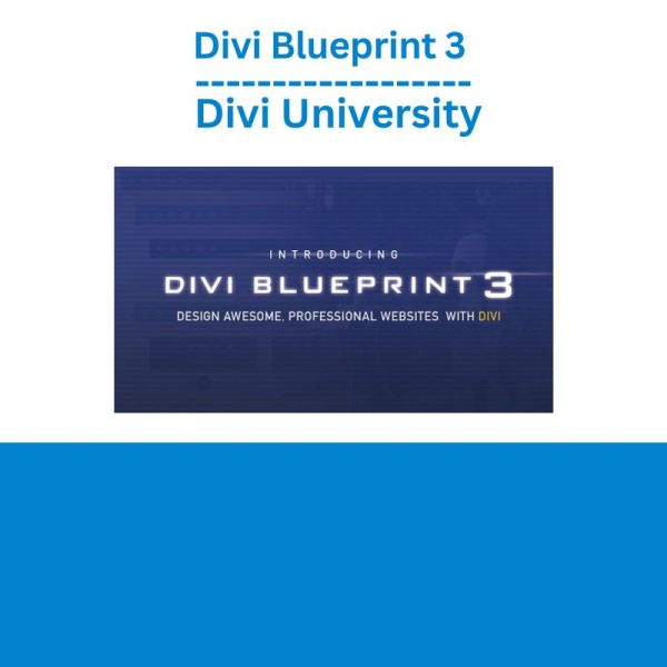 Divi Blueprint 3 – Divi University