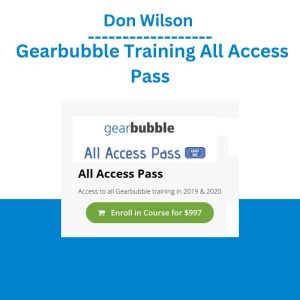 Don Wilson – Gearbubble Training All Access Pass