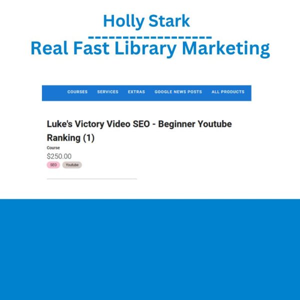 Holly Stark - Luke’s Victory Video SEO