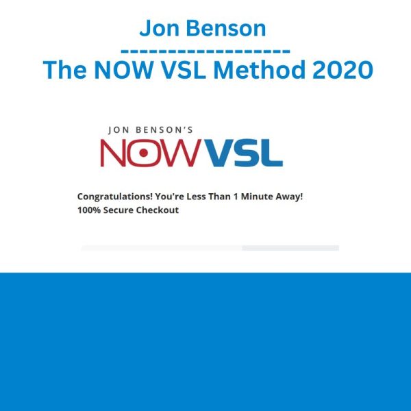 Jon Benson – The NOW VSL Method 2020