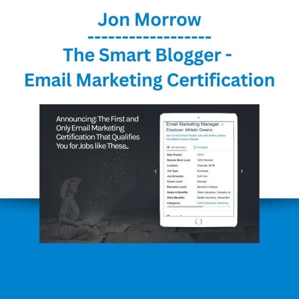 Jon Morrow - The Smart Blogger - Email Marketing Certification (1)