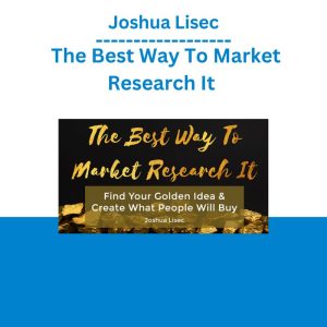 Joshua Lisec - The Best Way To Market Research It