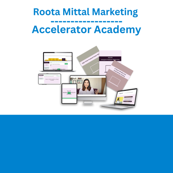 Roota Mittal Marketing Accelerator Academy