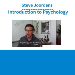 Steve Joordens – Introduction to Psychology