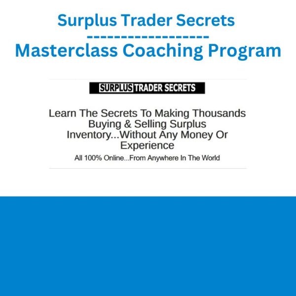 Surplus Trader Secrets Masterclass Coaching Program