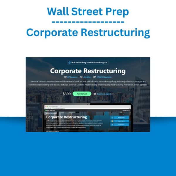 Wall Street Prep - Corporate Restructuring