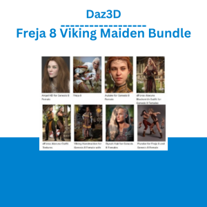 Daz3D Freja 8 Viking Maiden Bundle