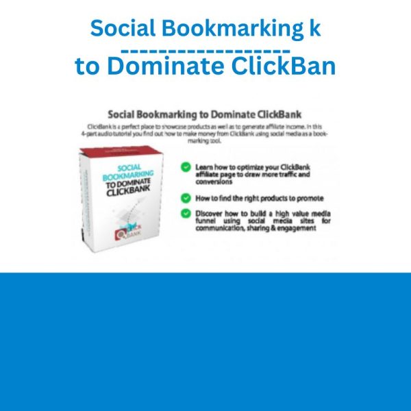 Jared Polin & Todd WSocial Bookmarking to Dominate ClickBankolfe – Fro Knows Photo Guide To Video Editing