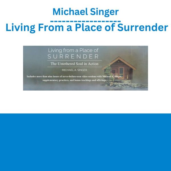 Michael Singer - Living From a Place of Surrender