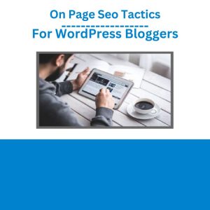 On Page Seo Tactics For WordPress Bloggers