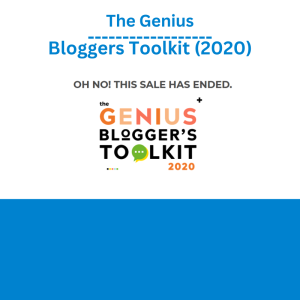 The Genius Bloggers Toolkit (2020)