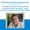 BT16 Clinical Demonstration 02 - The Quantum Dynamics of Easy to Learn Rossi Hand Polarity Techniques – Ernest Rossi, PhD and Richard Hill, MA, MEd, MBMSc