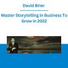 David Brier - Master Storytelling in Business To Grow in 2022