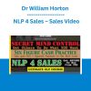 Dr William Horton - NLP 4 Sales - Sales Video