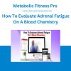 Metabolic Fitness Pro - How To Evaluate Adrenal Fatigue On A Blood Chemistry