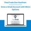 TheoTrade Don Kaufman - Grow a Small Account with Micro Options