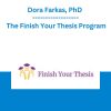 Dora Farkas, PhD - The Finish Your Thesis Program