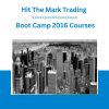Hit The Mark Trading - Boot Camp 2016 Courses