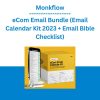 Monkflow - eCom Email Bundle (Email Calendar Kit 2023 + Email Bible Checklist)
