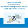 David Steenkamp - WordPress for Beginners - Tutorial - From Novice to Know-How